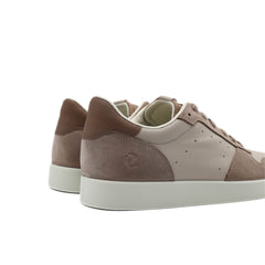 Sneakers Ecco Street Lite M taupe in pelle vista laterale