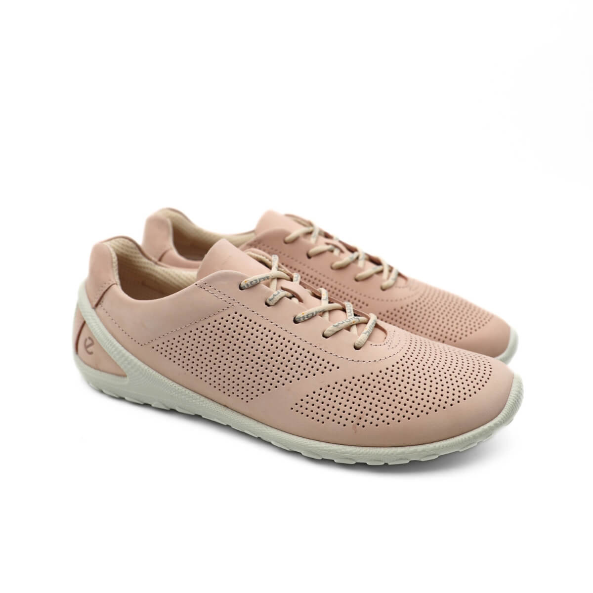 Sneakers ECCO Street Lite rosa in pelle vista laterale.