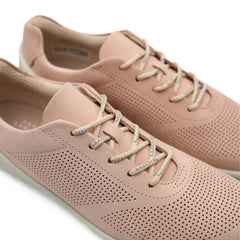 Sneakers ECCO Street Lite rosa in pelle vista laterale.