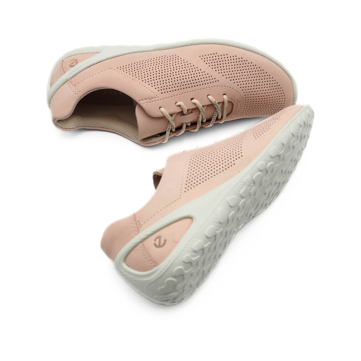 Sneakers ECCO Street Lite rosa in pelle vista laterale.