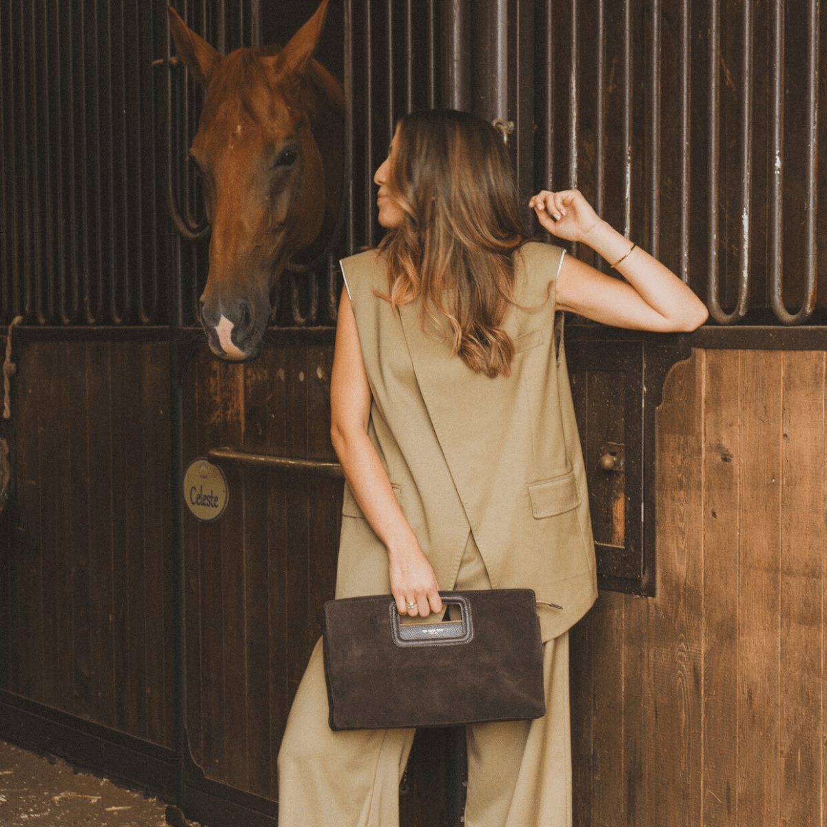 ELEH GILET EFW250025 VERDE OLIVA