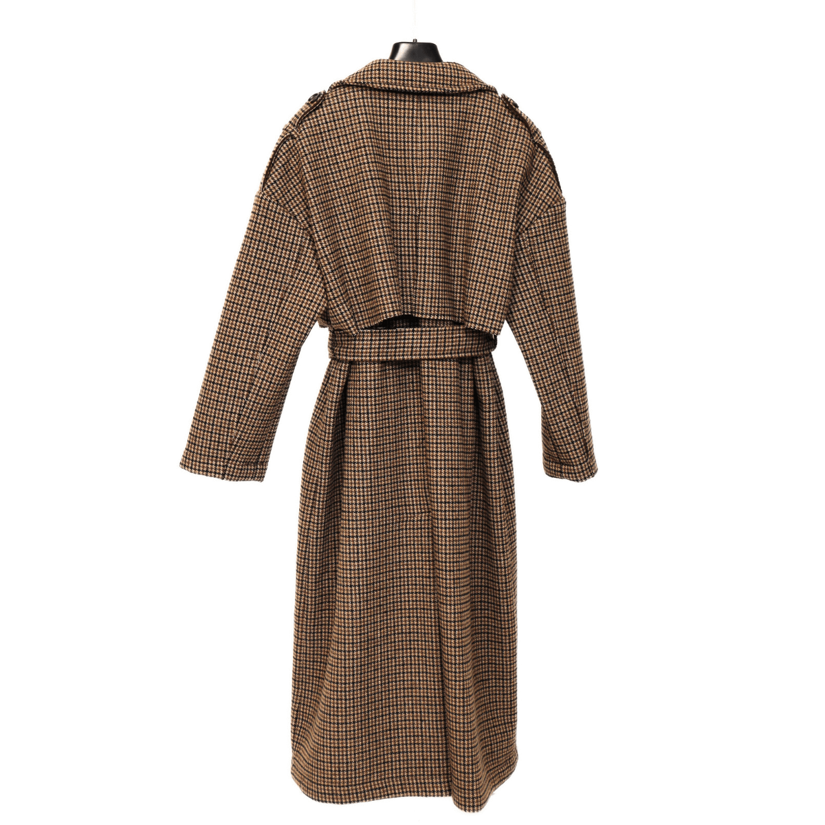ELEH CAPPOTTO TARTAN EFW250228 MARRONE