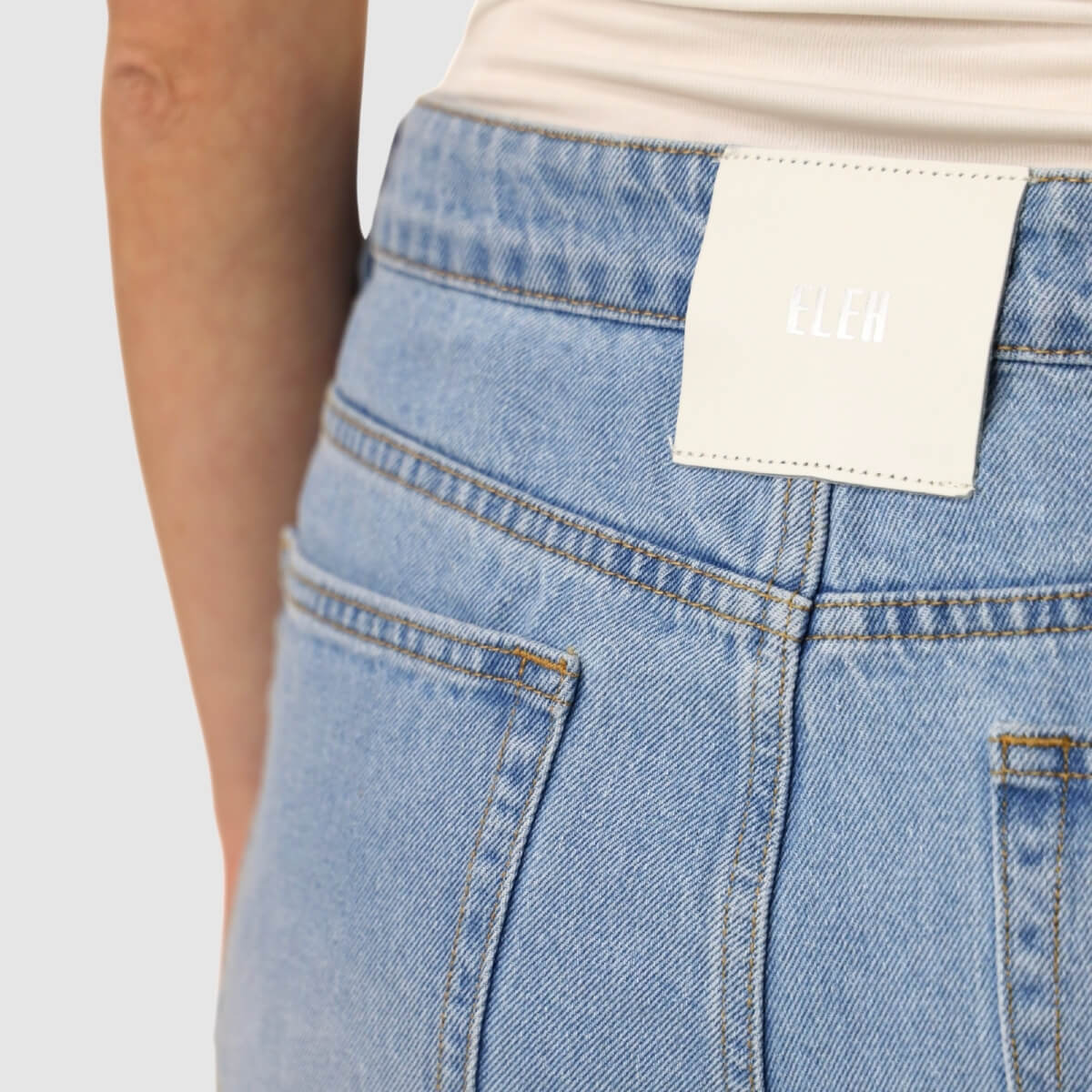 ELEH BERMUDA JEANS 123 LAVAGGIO CHIARO