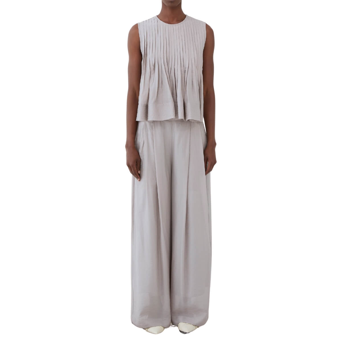 ELEH TOP CANOTTA SS260268 GRIGIO ARGENTO