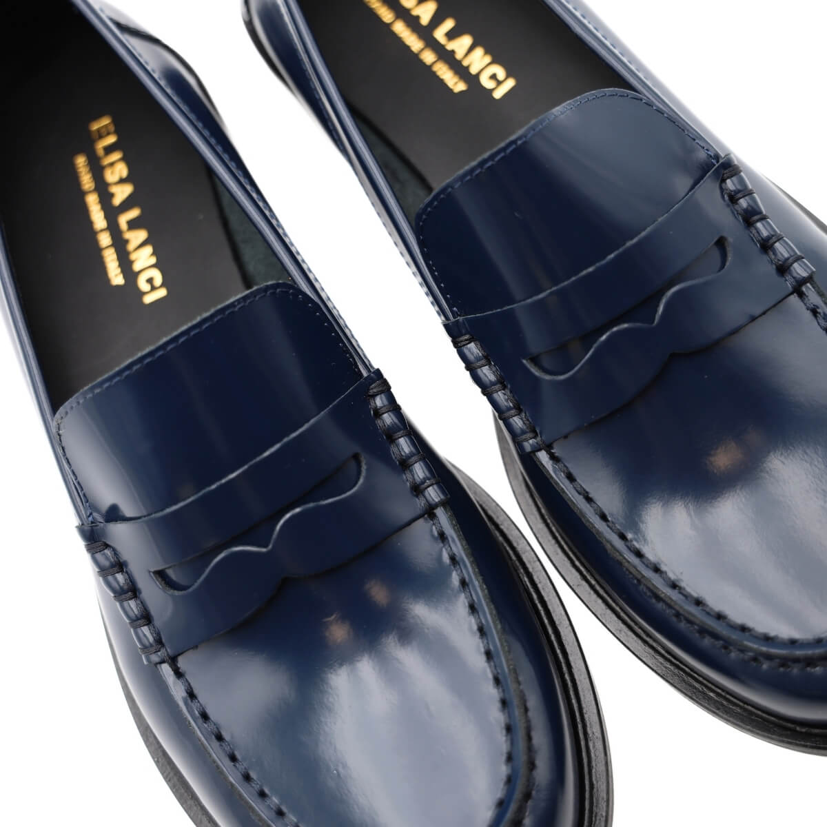 ELISA LANCI MOCASSINO ABRASIVATO ELSA N252 BLU