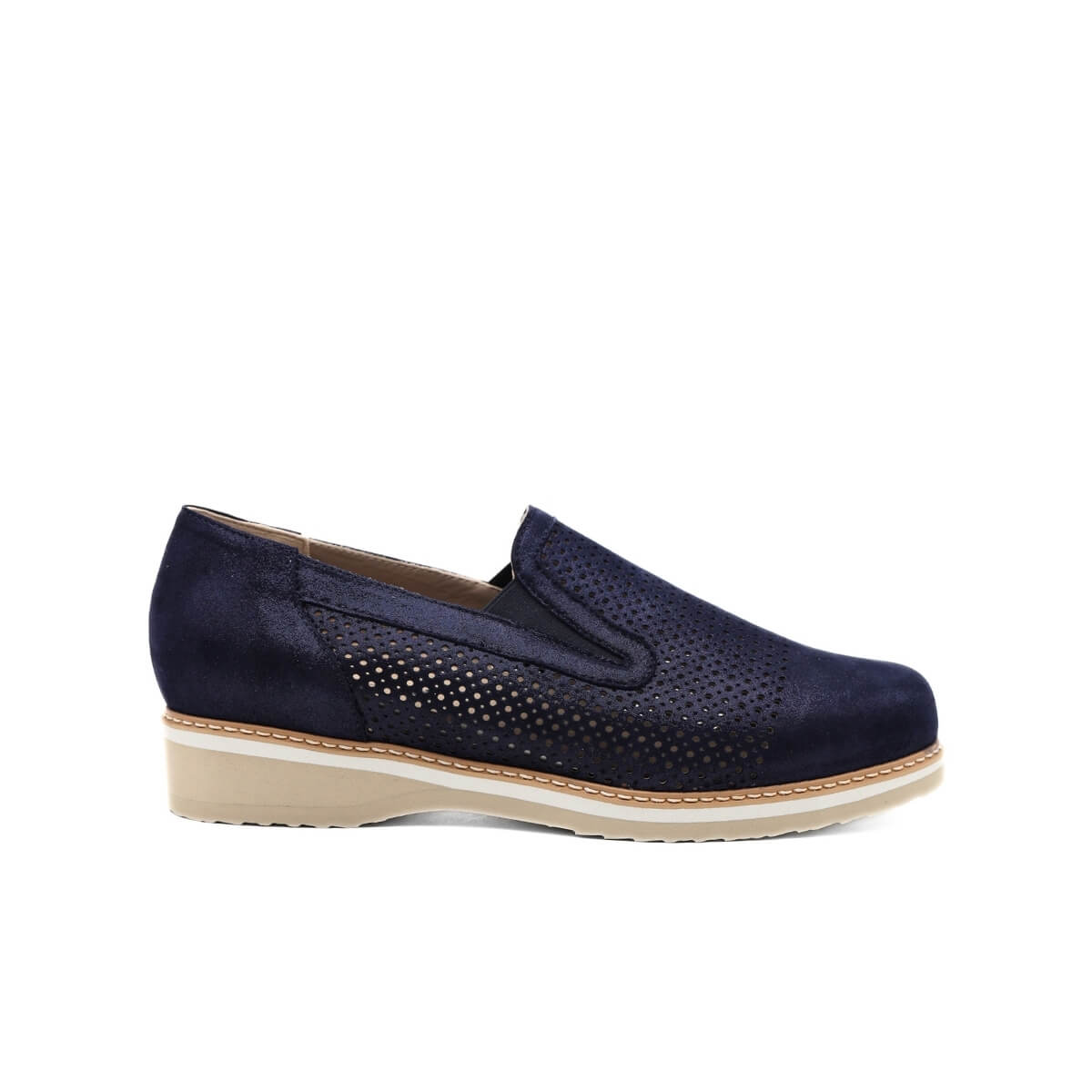 ÈLITE TOMASI SLIPON NAZARIA FORATA BLU