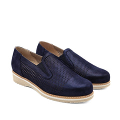 ÈLITE TOMASI SLIPON NAZARIA FORATA BLU