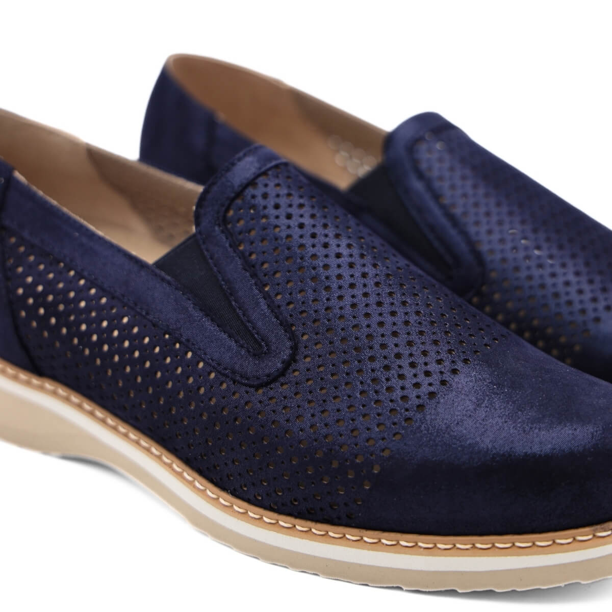 ÈLITE TOMASI SLIPON NAZARIA FORATA BLU