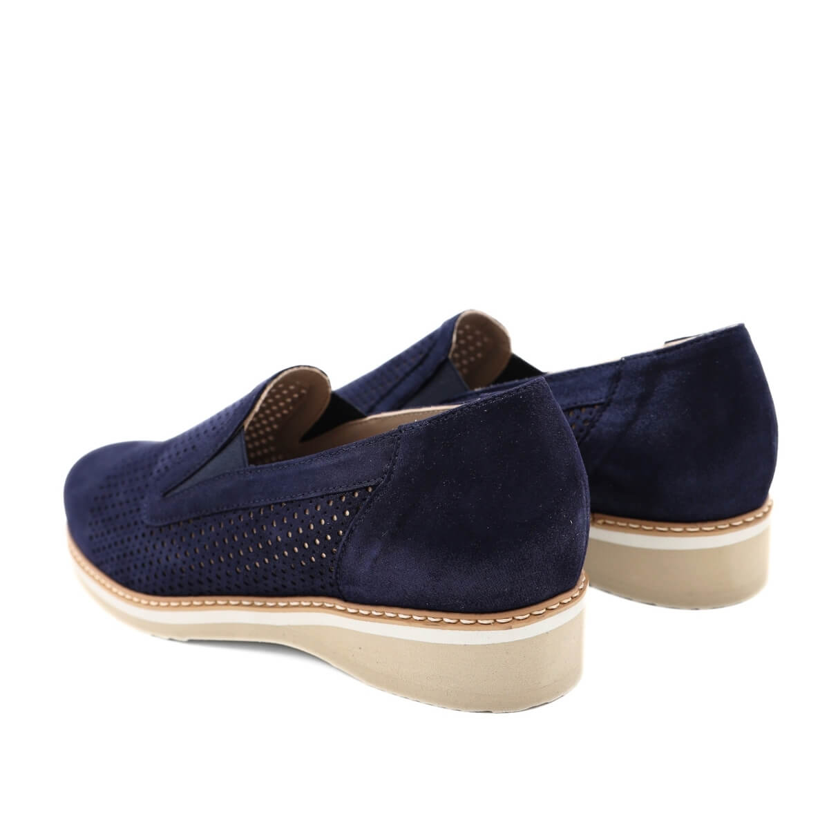 ÈLITE TOMASI SLIPON NAZARIA FORATA BLU