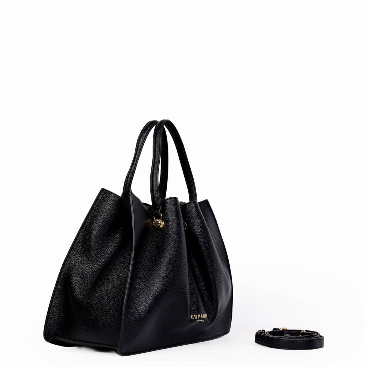 ERMANNO SCERVINO LARGE TOTE ANORA 12402132 NERO