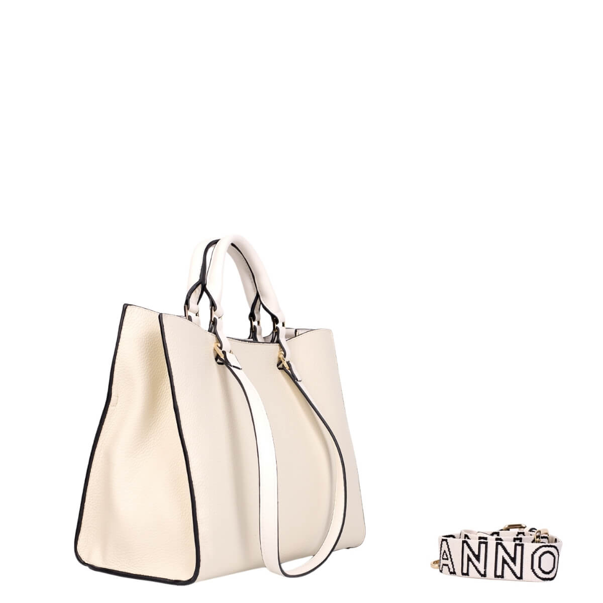 ERMANNO SCERVINO MEDIUM TOTE ALESSANDRA 12402124 AVORIO
