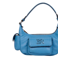 ERMANNO SCERVINO SMALL HOBO ANNA 12402106 AZZURRO