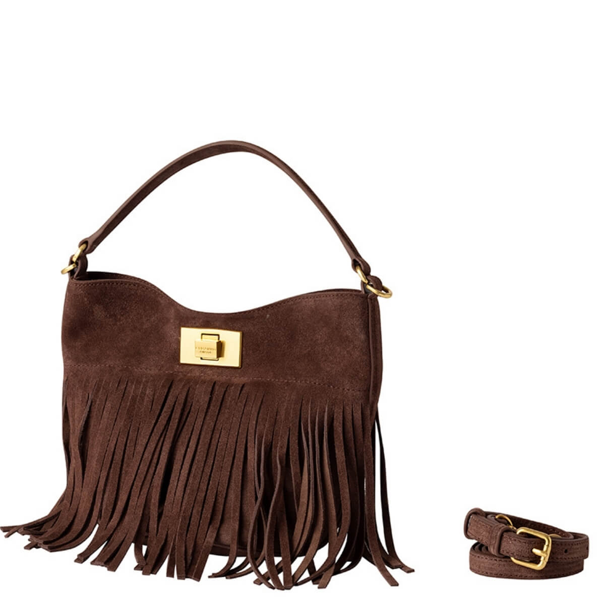 ERMANNO SCERVINO SMALL HOBO AZALEA 12402182 MARRONE