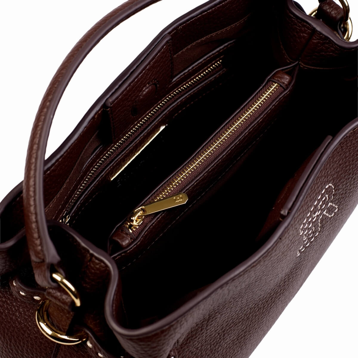 ERMANNO SCERVINO SMALL TOTE ALIANA 12402129 MARRONE