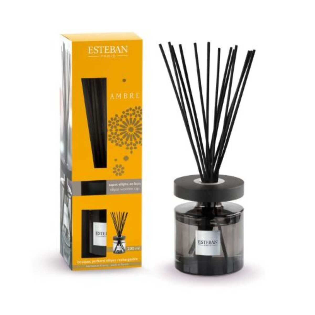 Diffusore per ambiente Estéban Ambra con bastoncini profumati.