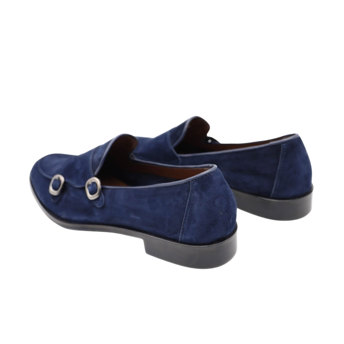 FRANCO FEDELE MOCASSINO CAMOSCIO FIBBIE 6489 BLU