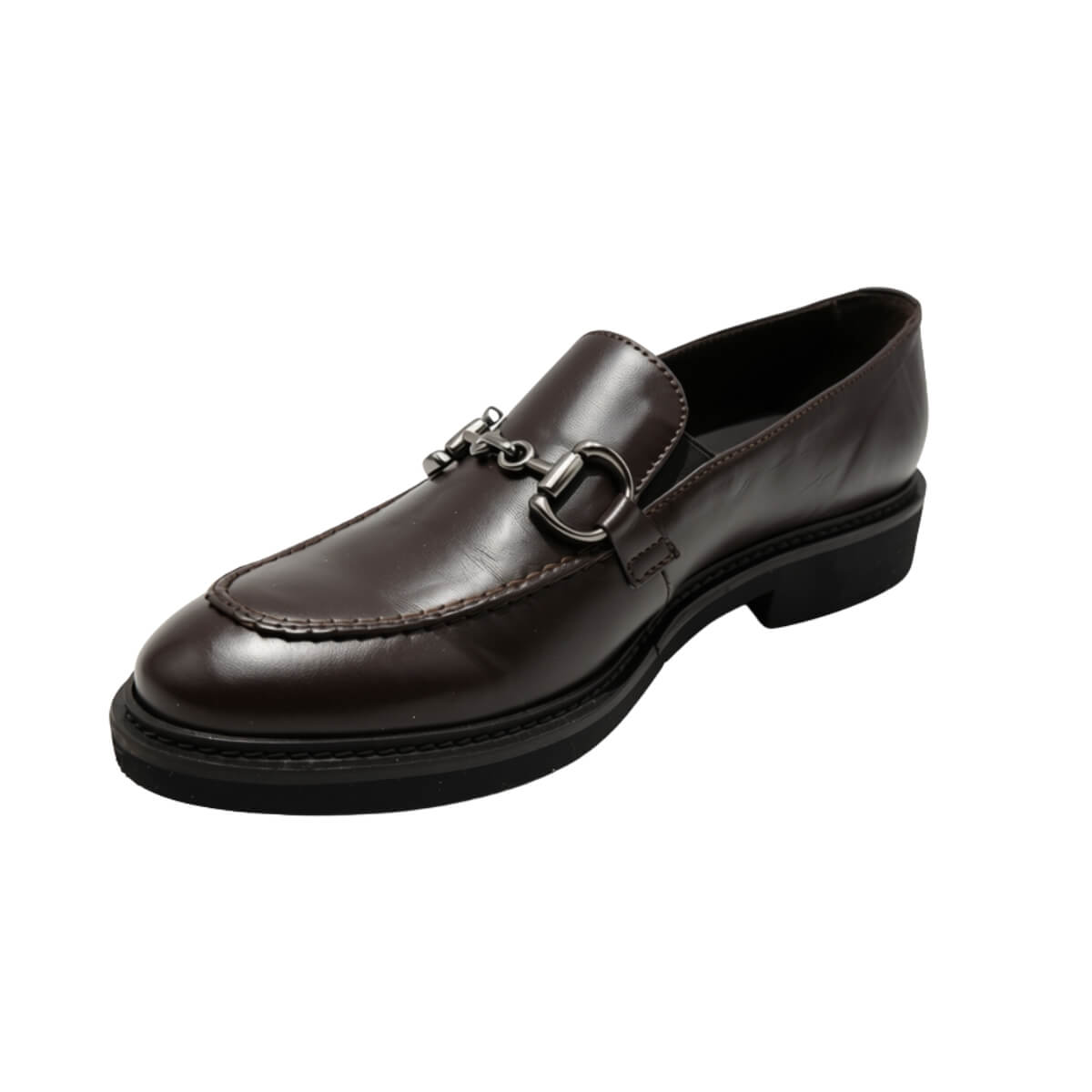FRANCO FEDELE MOCASSINO D820 MORSETTO MARRONE