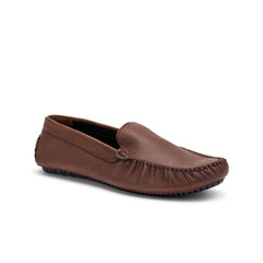 FRAU FX MOCASSINI CAR SHOE DI PELLE 12M0 MARRONE