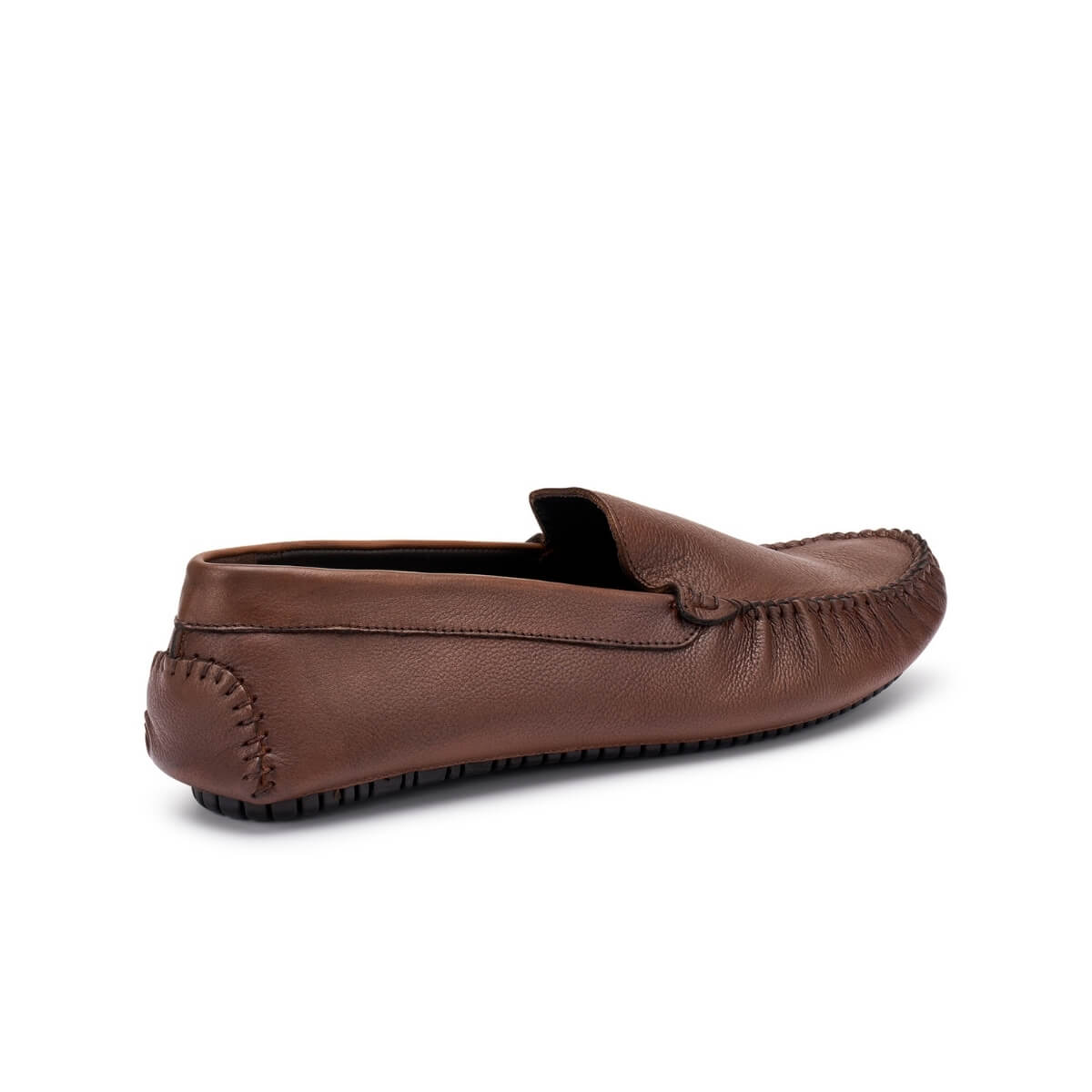 FRAU FX MOCASSINI CAR SHOE DI PELLE 12M0 MARRONE