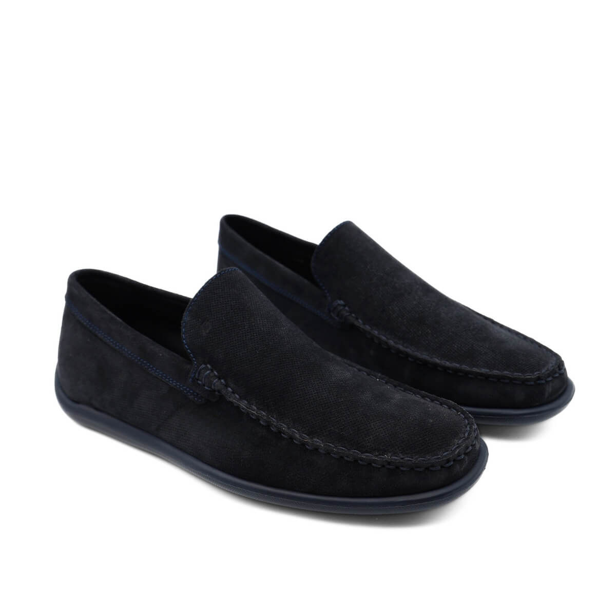 FRAU MOCASSINO 14F4 CAMOSCIO BLU