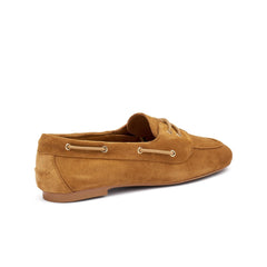 Mocassino Frau in pelle cuoio stile barca elegante.