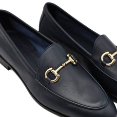 FRAU MOCASSINO 94M4 MORSETTO BLU