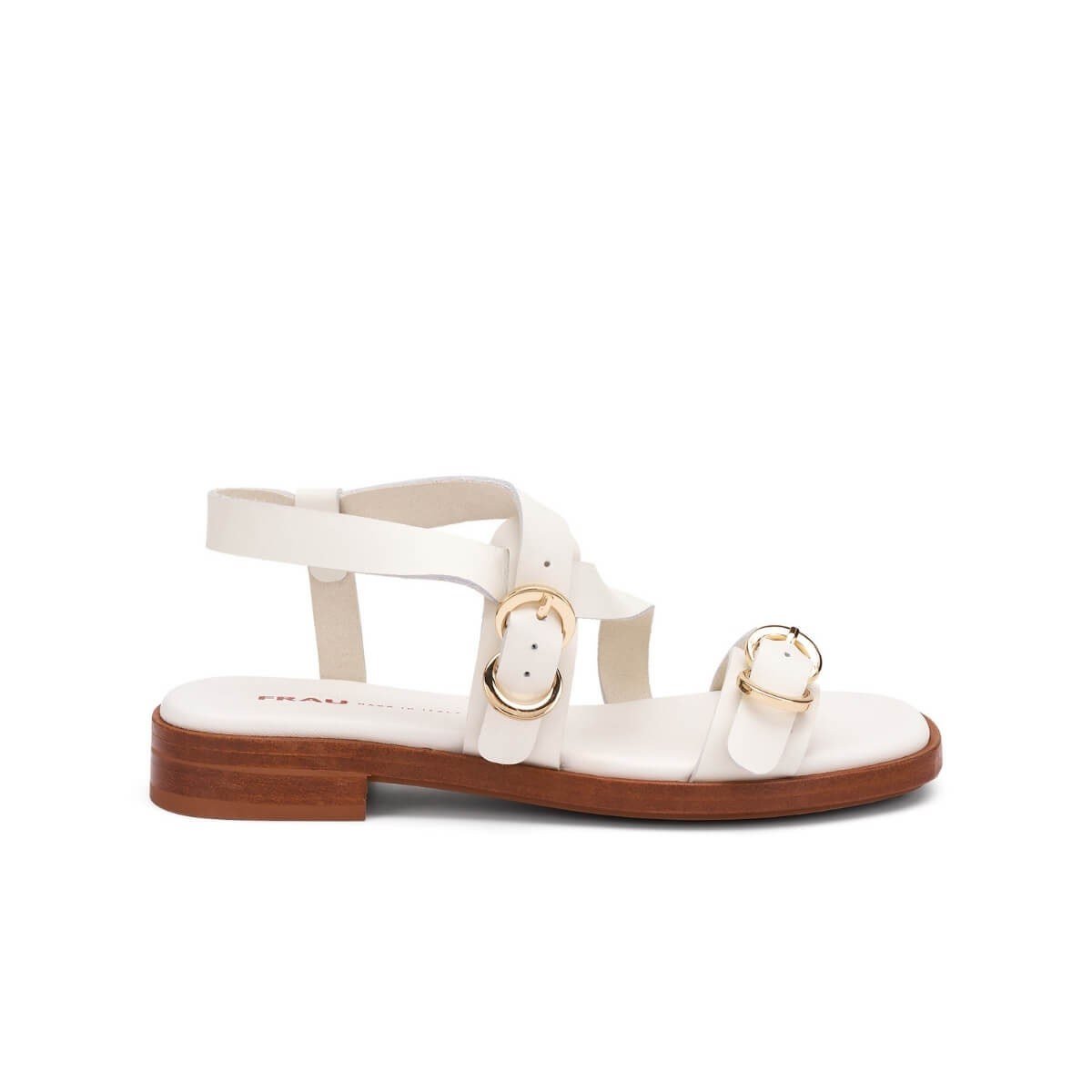 FRAU SANDALO 87M6 12540 FIBBIE BIANCO