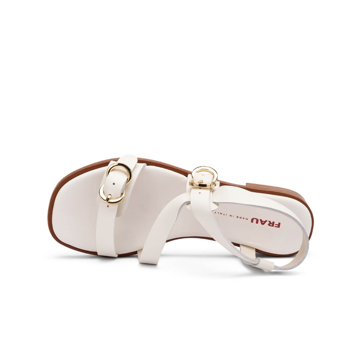 FRAU SANDALO 87M6 12540 FIBBIE BIANCO