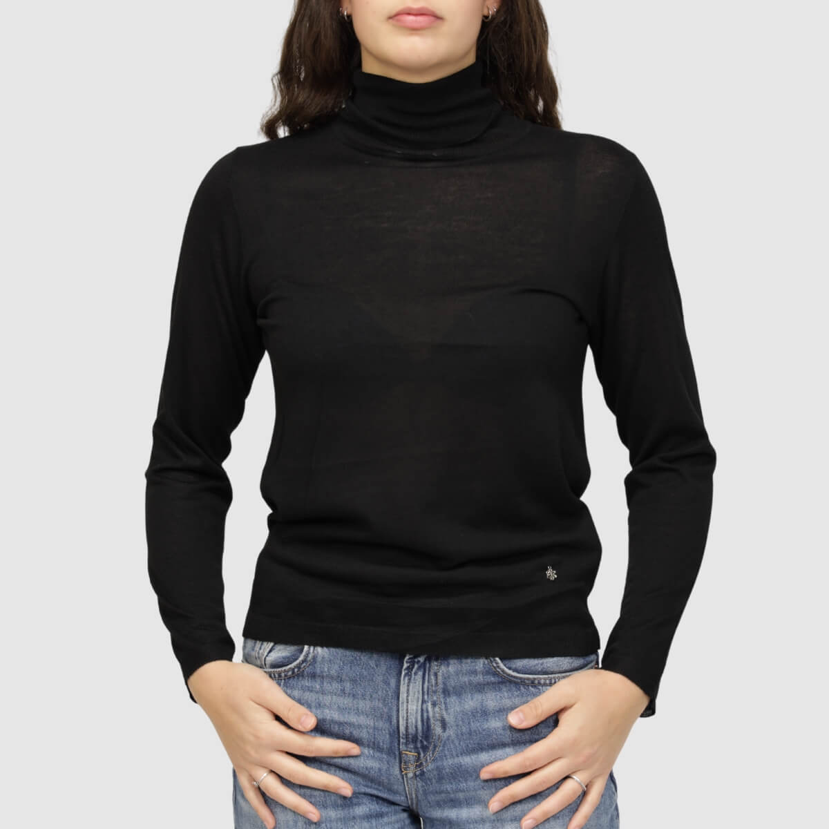 FRESH FLOWER MAGLIA FF950 NERO