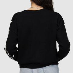 FRESH FLOWER MAGLIONCINO FF957 NERO FIORI