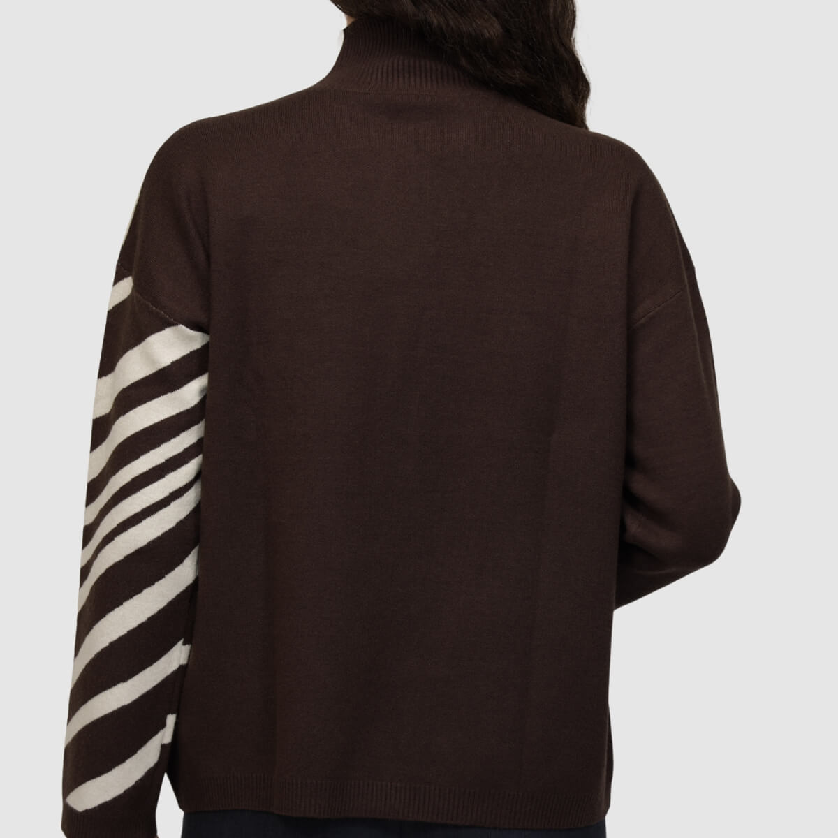 FRESH FLOWER MAGLIONE FF963 MARRONE