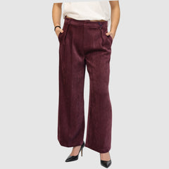 FRESH FLOWER PANTALONI FF1084 BORDEAUX