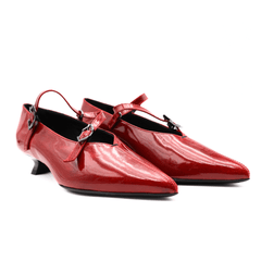 POESIE VENEZIANE BALLERINA FT24 VERNICE ROSSO