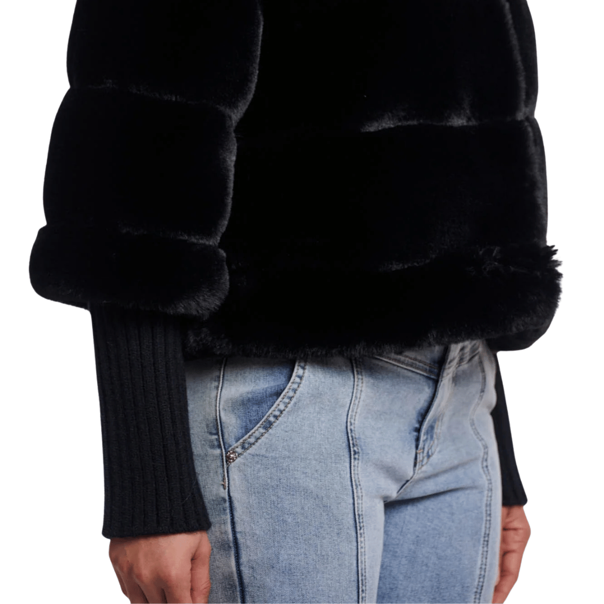 RINO&PELLE PELLICCIA FELINE NERO