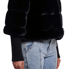 RINO&PELLE PELLICCIA FELINE NERO