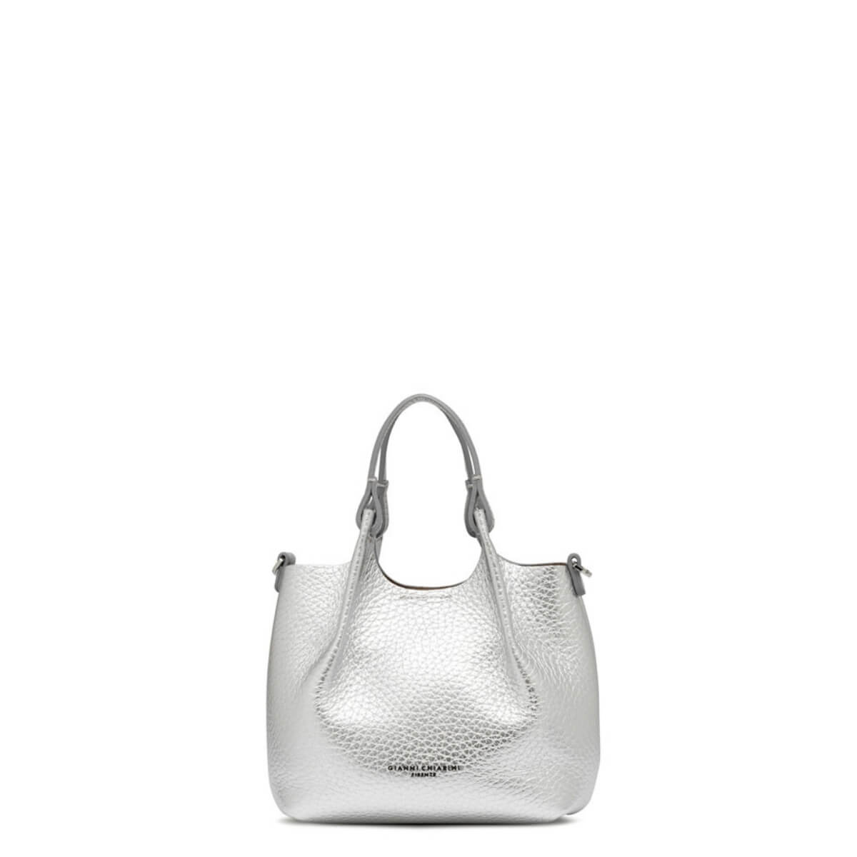 GIANNI CHIARINI BORSA DUA MINI BS9718 ARGENTO