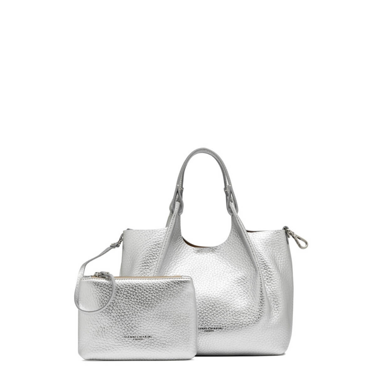 GIANI CHIARINI BORSA DUA BS9719 ARGENTO