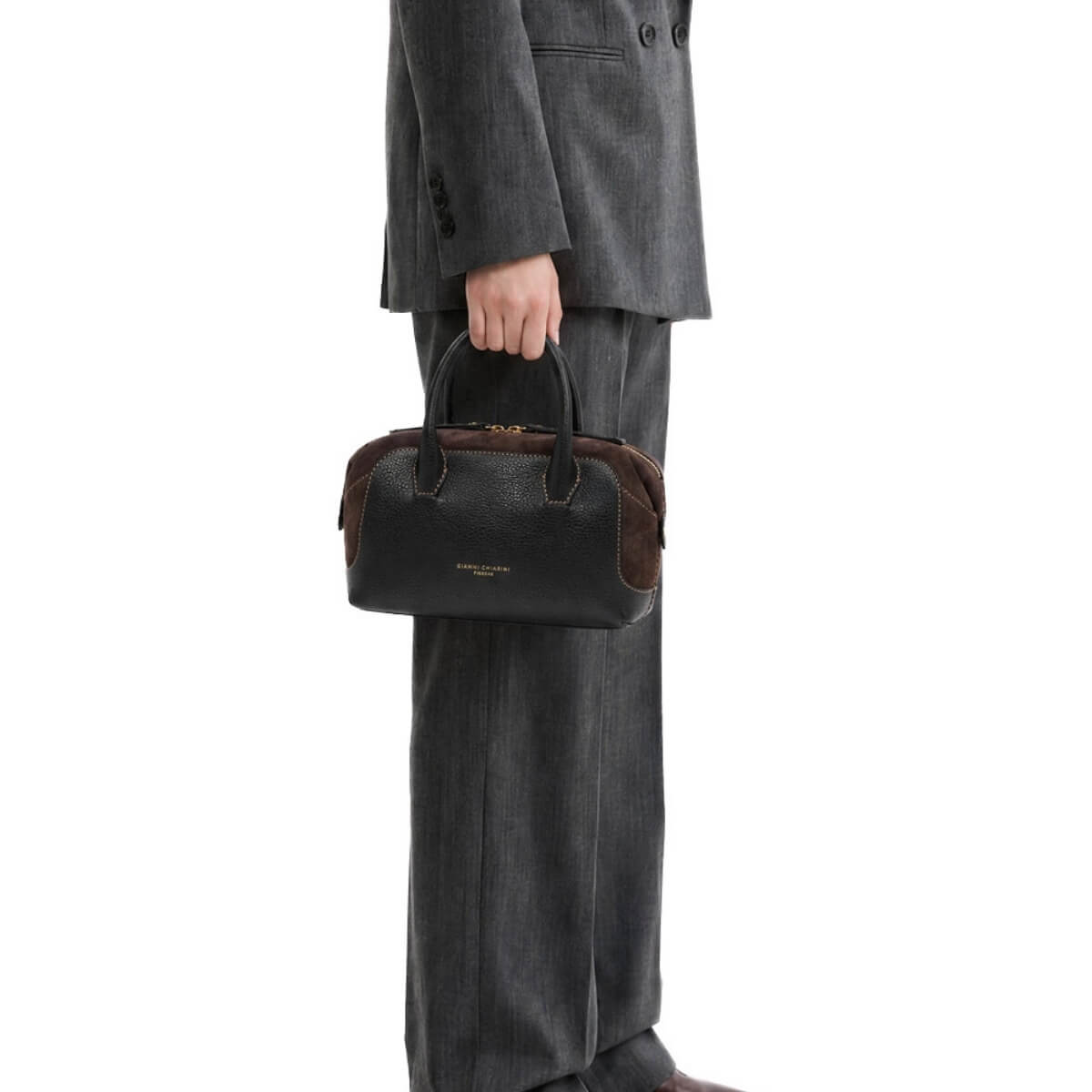 GIANNI CHIARINI BAULETTO GEMMA 12240 NERO MOKA