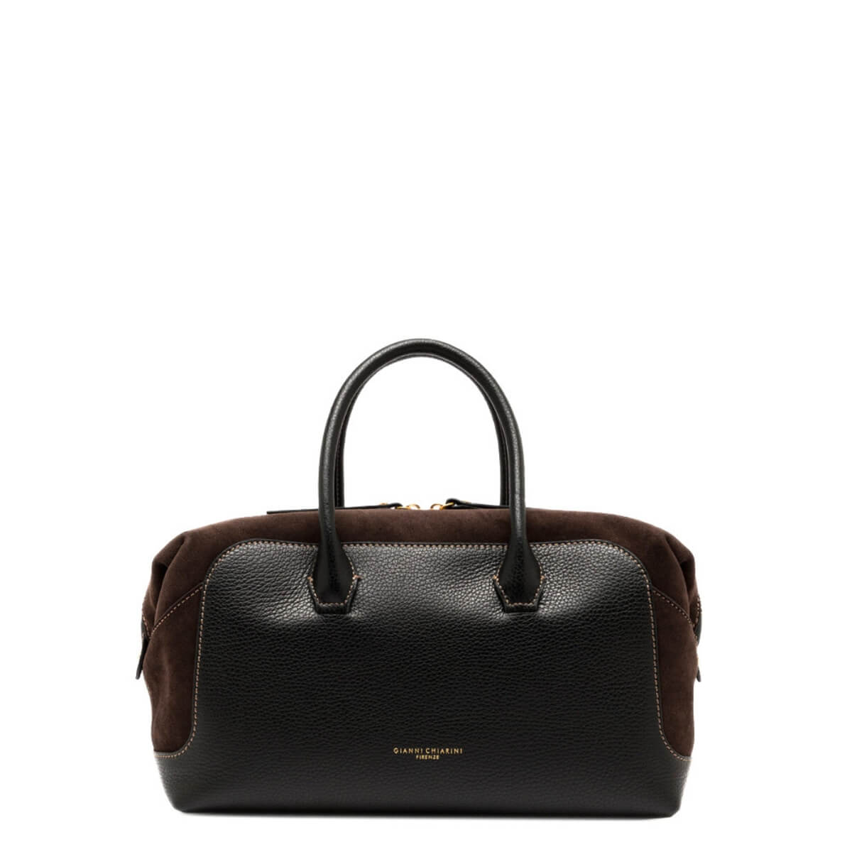 GIANNI CHIARINI BAULETTO GRANDE GEMMA 12241 NERO MOKA