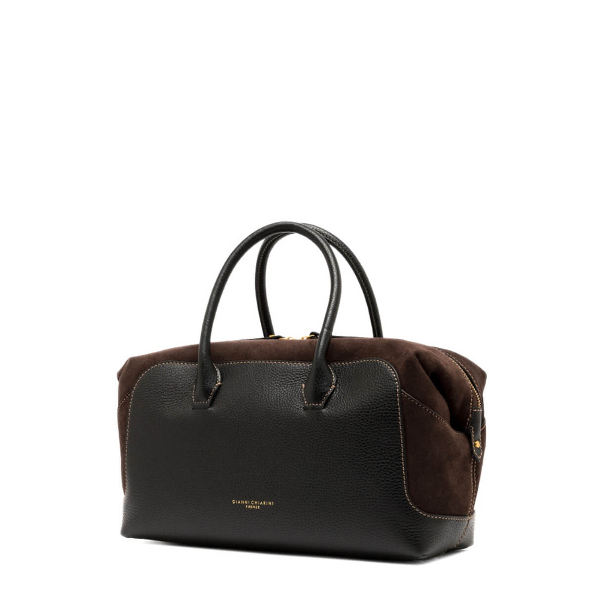 GIANNI CHIARINI BAULETTO GRANDE GEMMA 12241 NERO MOKA