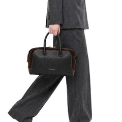 GIANNI CHIARINI BAULETTO GRANDE GEMMA 12241 NERO MOKA