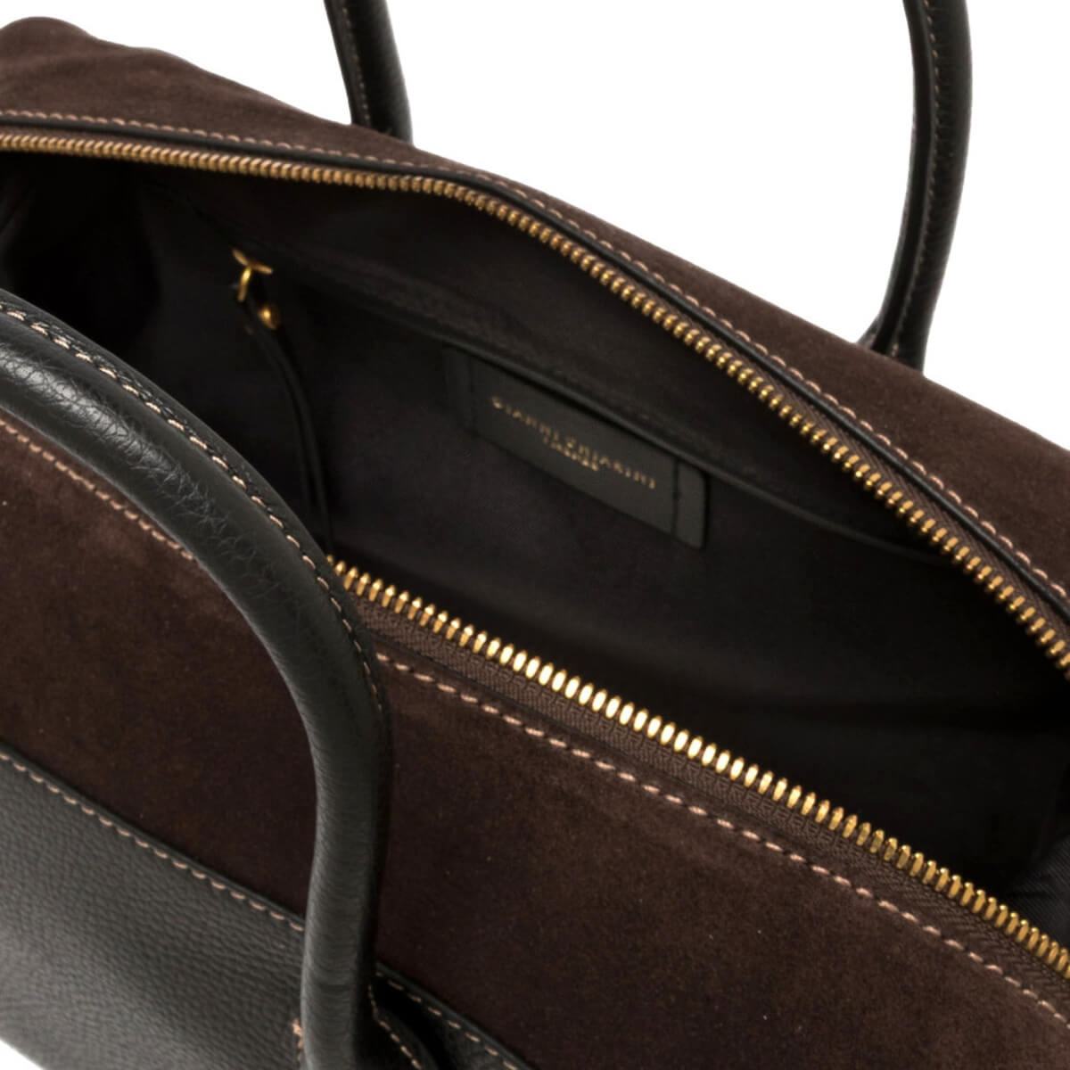 GIANNI CHIARINI BAULETTO GRANDE GEMMA 12241 NERO MOKA