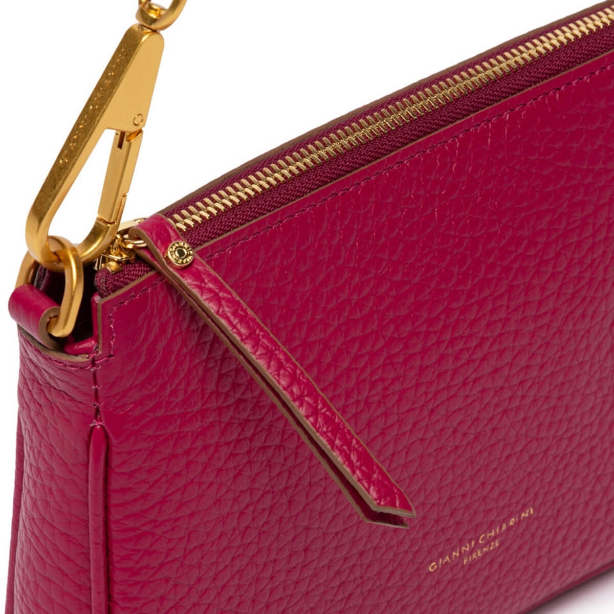Borsa Gianni Chiarini Brooke fuxia in pelle