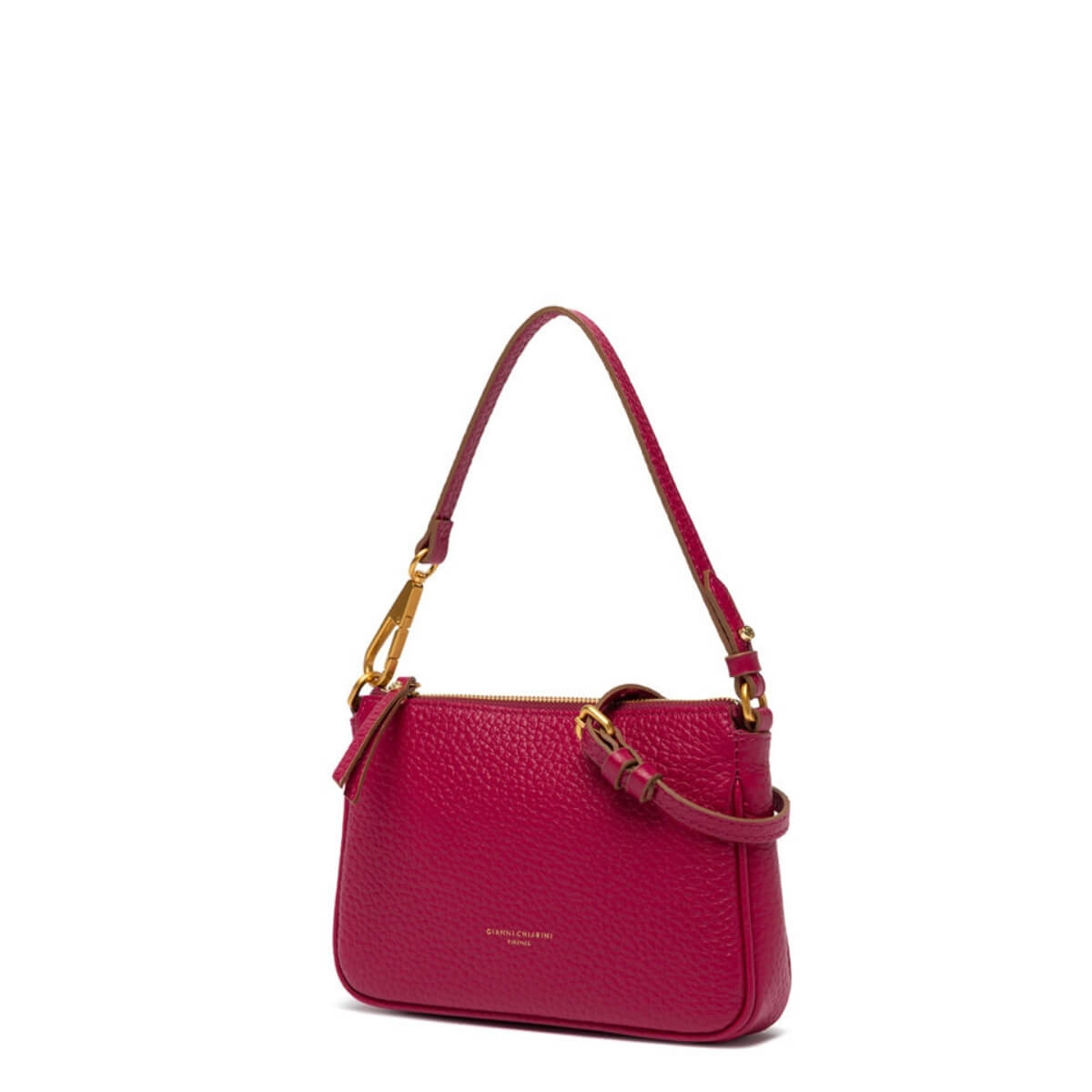 Borsa Gianni Chiarini Brooke fuxia in pelle
