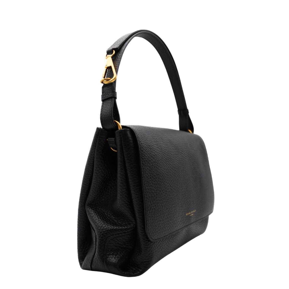 Borsa Gianni Chiarini Cecile nera in pelle martellata