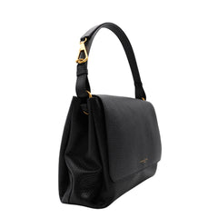 Borsa Gianni Chiarini Cecile nera in pelle martellata