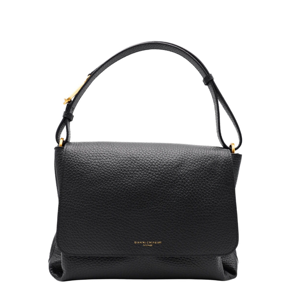 Borsa Gianni Chiarini Cecile nera in pelle martellata