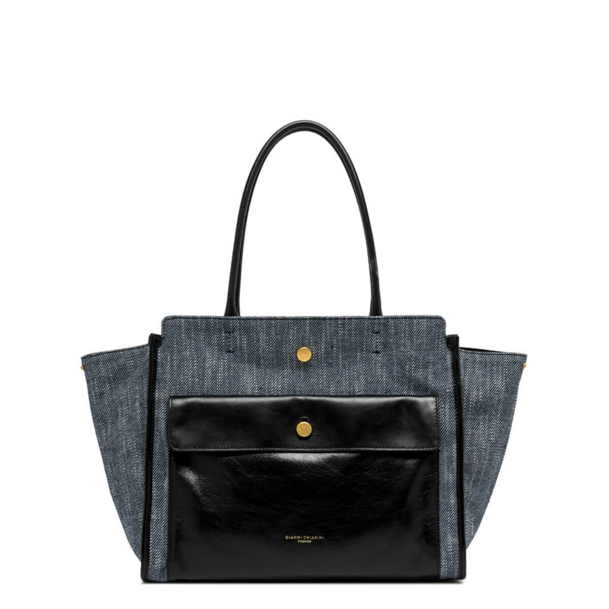 Borsa a spalla di Gianni Chiarini modello Cher colore jeans 