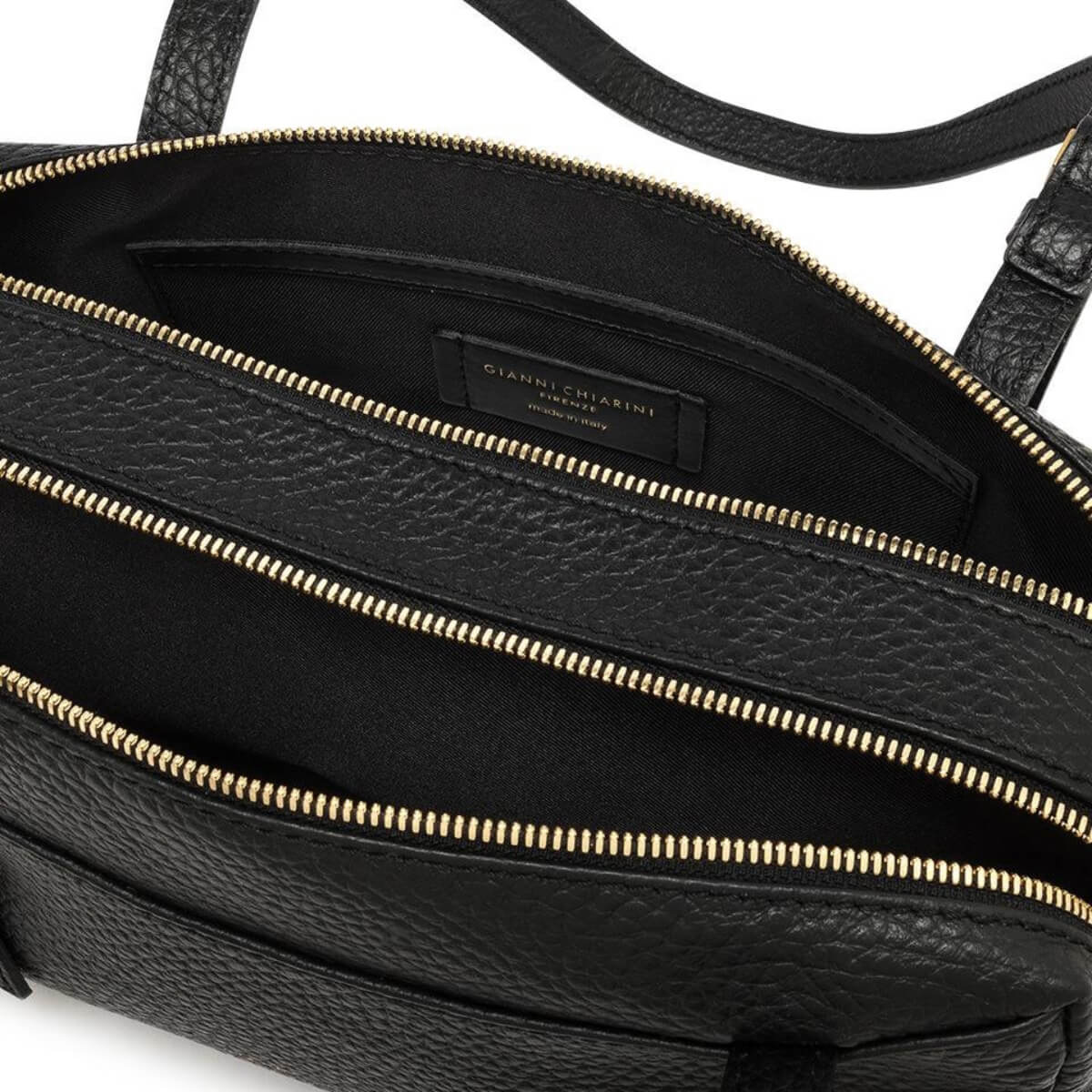 Borsa a spalla Gianni Chiarini DEA BS11527 in pelle nera elegante
