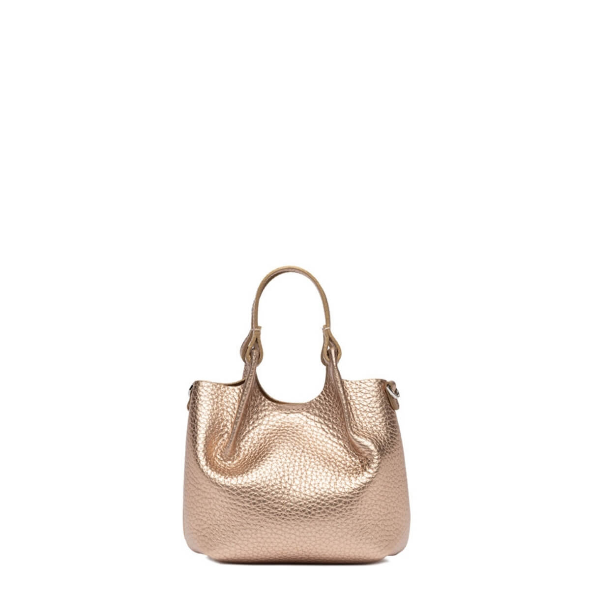 Mini bag oro Gianni Chiarini in pelle elegante modello DUA